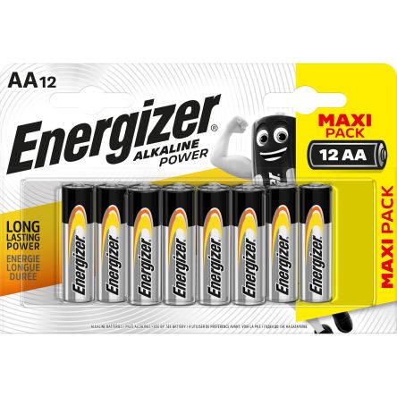 Energizer Industrial Zinc Manganese Dioxide AA Batteries 1.5V