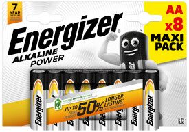 Energizer Alkaline Zinc Manganese Dioxide AA Batteries 1.5V