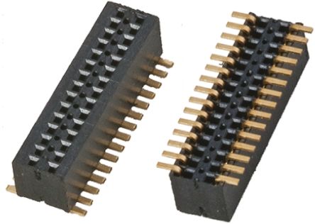 Samtec CLE Leiterplattenbuchse Gerade 80-polig / 2-reihig, Raster 0.8mm