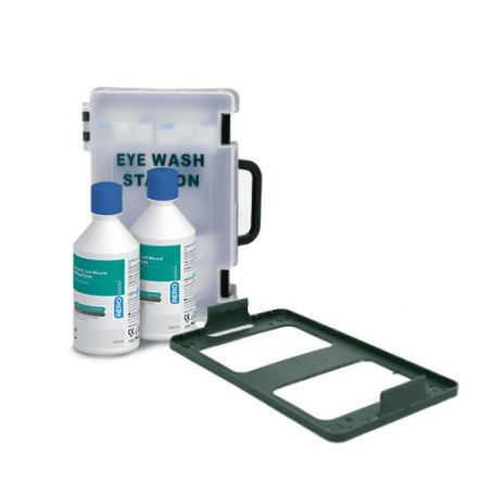 RS PRO Wall Mounted Eye Wash Station, 500 ml
