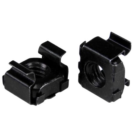 StarTech.com CABCA Series Cage Nut for Use with Rack Mounting Hardware, M6 Thread, 100 Piece(s)