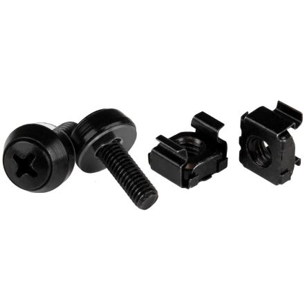 StarTech.com CABS Series Mounting Screws and Cage Nuts for Use with Rack Mounting Hardware, M5mm Thread, 50 Piece(s)