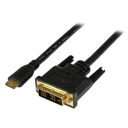 StarTech.com, 2m Male Mini HDMI to Male DVI-D High Speed 1080p @ 60Hz