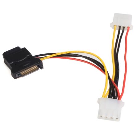 StarTech.com Male SATA Power to Female LP4 Cable, 6in