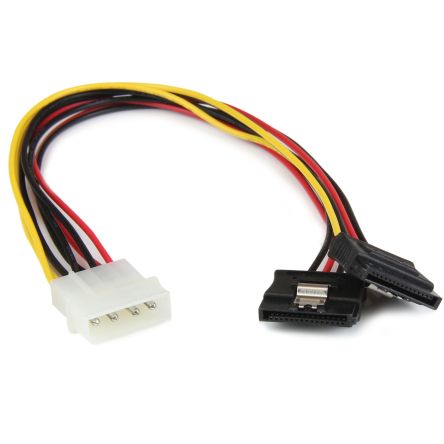 StarTech.com Male LP4 to Female SATA Power Cable, 12in