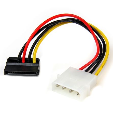 StarTech.com Male LP4 to Female SATA Power Cable, 6in