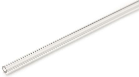 RS PRO Rund Acrylglas Rohr Transparent, Außen-Ø 6mm / Innen-Ø 3.2mm, 1m, Acryl