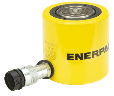 Enerpac RCS Hydraulikzylinder Mit Geringer Höhe, Einfachbetätigung, Hub 62mm, Hubleistung 30t, Eingef.L. 117mm