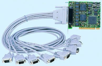Brainboxes PCI Erweiterungskarte Seriell, 8-Port RS-232 115.2Kbit/s 32 B