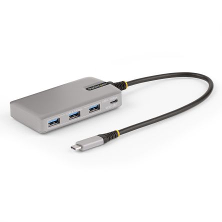 StarTech.com 4 Port USB 3.2 USB C Hub, 5.6 x 6.7 x 1.2in