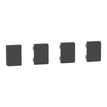 Schneider Electric Anthracite 4 Gang Cover