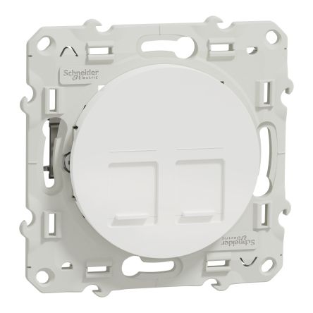 Schneider Electric White, 1 Gang, Odace