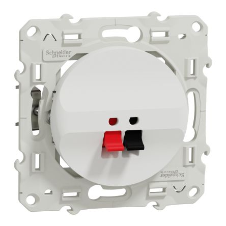 Schneider Electric White, 1 Gang, Odace