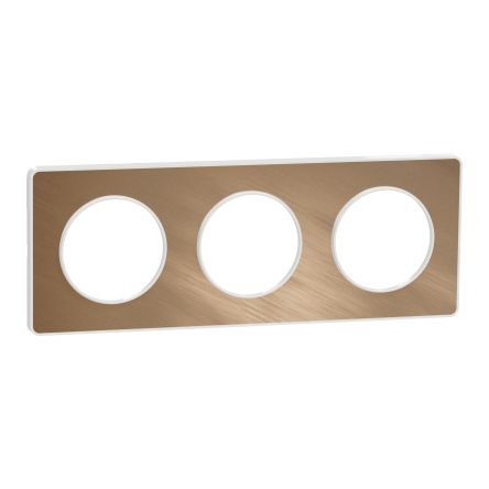 Schneider Electric Bronze, 3 Gang, Odace
