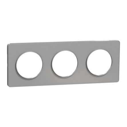 Schneider Electric Grey, 3 Gang, Odace
