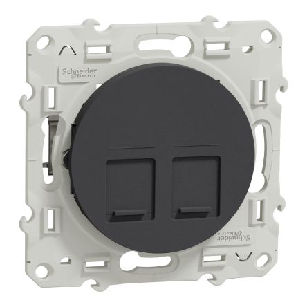Schneider Electric Anthracite, 2 Gang, Odace