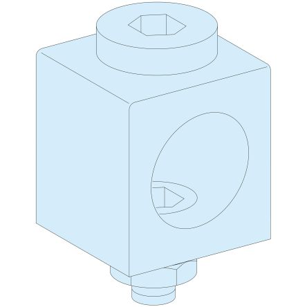 Schneider Electric Linergy Series Aluminium for Use with M10 Drilled Busbar
