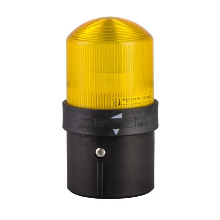 Schneider Electric Harmony XVB Universal Series Yellow LED Beacon, 1 Lights, 230 V, Tube Mounted