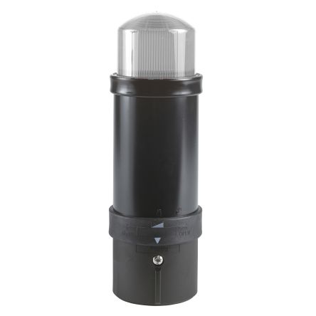 Schneider Electric Harmony XVB Universal Series Clear LED Beacon, 1 Lights, 24 V, Tube Mounted