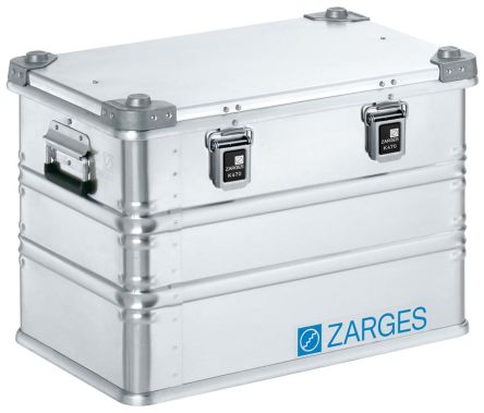 Zarges 安全箱, K 470系列, 铝, 内部尺寸380 x 550 x 350mm, 外部尺寸410 x 600 x 400mm