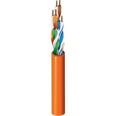 Belden Ethernetkabel Cat.5e, 305m, Orange Verlegekabel U/UTP, Aussen ø 5.59mm, PVC