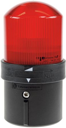 Schneider Electric Harmony XVB, Glühlampe Blitz Signalleuchte Rot, 24 V Ac, 24 → 48 V Dc, Ø 70mm X 139mm