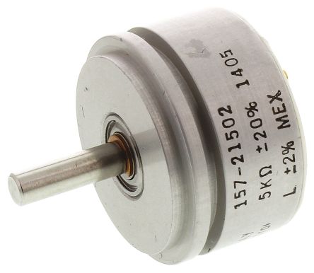 Vishay 157 Servo Montage Dreh Potentiometer 5kΩ ±20% / 1W, Schaft-Ø 3,18 Mm