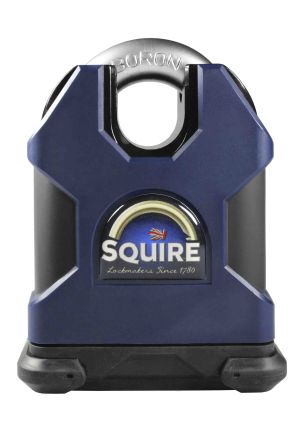 Squire Borlegierung, Stahl Vorhängeschloss Mit Schlüssel Blau, Bügel-Ø 12.7mm X 19mm