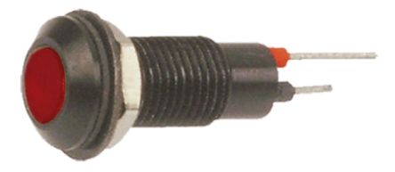 Marl LED Schalttafel-Anzeigelampe Rot 24V Dc, Montage-Ø 6.4mm