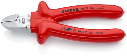 Knipex 70 07 160 VDE Seitenschneider 160 Mm, Schneidleistung 4mm
