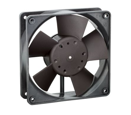 Ebm-papst 4300 Series Axial Fan, 12 V Dc, DC Operation, 170m³/h, 5W, 417mA Max, 119 X 119 X 32mm