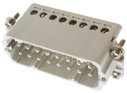 TE Connectivity HA Industrie-Steckverbinder Kontakteinsatz, 16-polig 16A Stecker