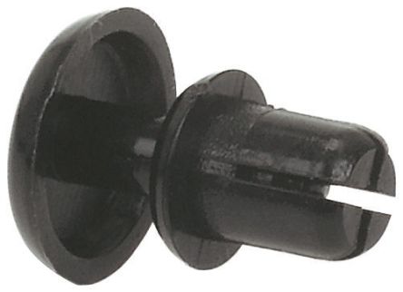 Essentra SR 4070 B, 9mm High Nylon Snap Rivet Support For 4mm PCB Hole