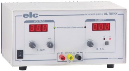 ELC Alimentation De Laboratoire, 0 → 30V, 0 → 1A, 1 Sortie 150W