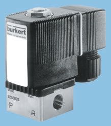 Burkert Bürkert 6013, G1/8 Buchse 2/2-Wege Direkt Magnetventil 24 V Ac, Öffner