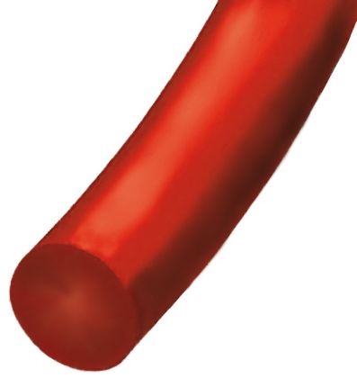 RS PRO 聚氨酯圆带, 直径2mm, 最小皮带轮直径20mm, 红色, 长30m