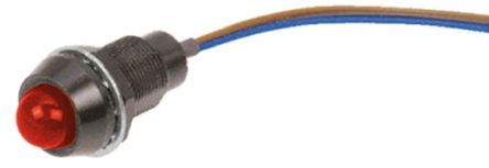 Marl LED Schalttafel-Anzeigelampe Rot 24V Dc, Montage-Ø 12.7mm