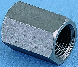 Legris Stainless Steel Pipe Fitting, Straight Hexagon Coupler, Female G 3/8in X Female G 3/8in