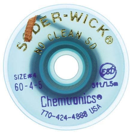 Chemtronics Soder-Wick Entlötlitze No Clean, 2.8mm X 1.5m