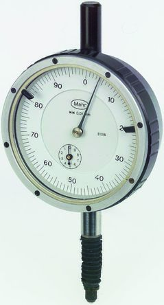 Mahr 810SW Plunger Dial Indicator, Range Maximum of 10 mm
