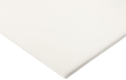 RS PRO POM Kunststoffplatte, Weiß, 6mm X 330mm X 500mm / 1.42g/cm³ Bis +100°C, Voll