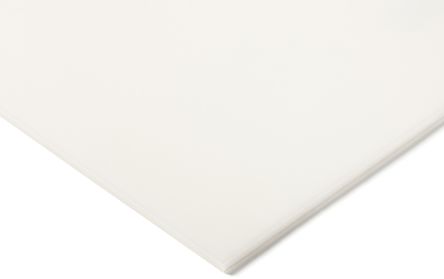 RS PRO POM Kunststoffplatte, Weiß, 12mm X 330mm X 500mm / 1.42g/cm³ Bis +100°C, Voll