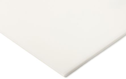 RS PRO POM Kunststoffplatte, Weiß, 20mm X 330mm X 500mm / 1.42g/cm³ Bis +100°C, Voll