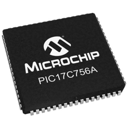 Microchip Microcontrolador PIC17C756A-33I/L, Núcleo PIC De 8bit, RAM 902 B, 33MHZ, PLCC De 68 Pines