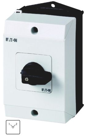 Eaton Moeller Trennschalter 2P-polig Schwarz IP 65 7,5kW 240 V Dc, 690V Ac 1-phasig 2 Schließer/2 Öffner