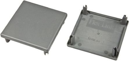 FlexLink Endkappe, Quadratisch Grau, 64 Mm, 11mm