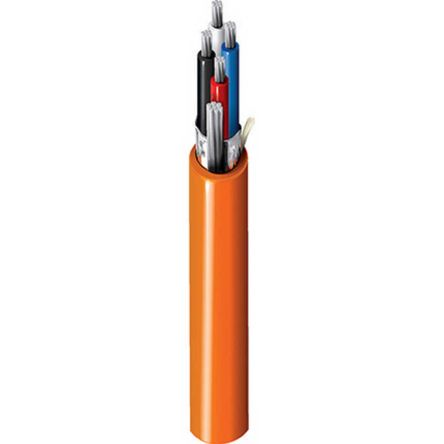 Belden 3077F Datenkabel, 1-paarig 0,36 Mm² Ø 4.83mm Aluminium/PET-Band Schirmung PVC Isoliert Twisted Pair Orange