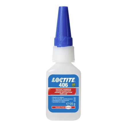 Henkel Loctite 406, Col. Trasparente, Bottiglia Da 20 G