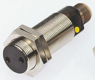 Baumer FPAM 18P Zylindrisch Optischer Sensor, Reflektierend, Bereich 3,2 M, PNP Ausgang, 4-poliger M12-Steckverbinder