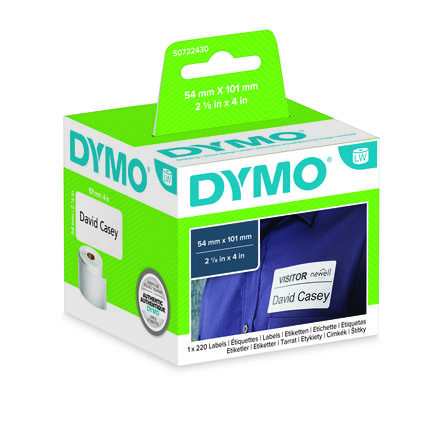Dymo Etikette Auf Rolle X 101mm Für 450, 450 Duo, 450 Turbo, 450 Twin Turbo, 4XL,